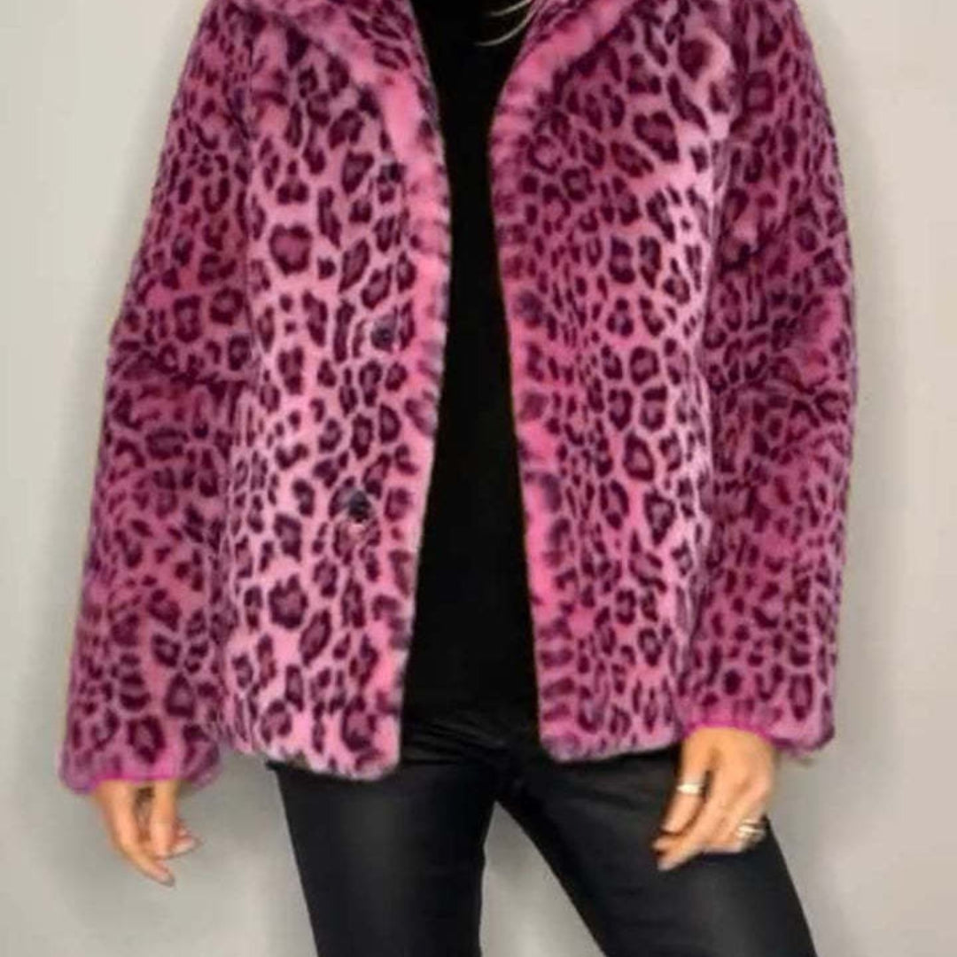 Mensu | Trendy Jakke Med Panterprint Til Kvinder